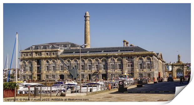 Royal William Yard And Dock Plymouth Print by Peter F Hunt