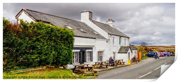 The Warren House Inn Dartmoor Print by Peter F Hunt