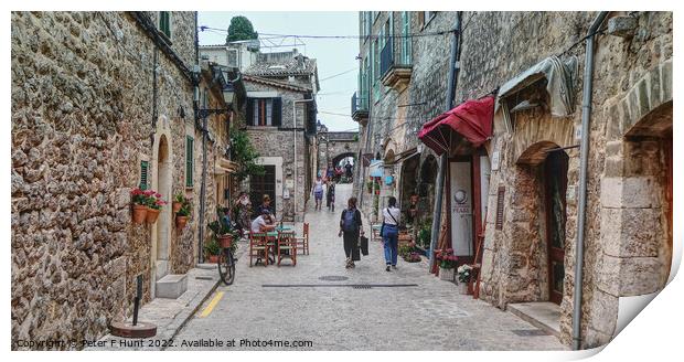 Valldemossa A Mountain Village  Print by Peter F Hunt