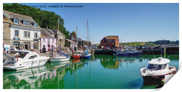 Padstow North Cornwall Print by Peter F Hunt