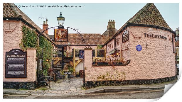 The City Arms Old Jail Wells Somerset Print by Peter F Hunt