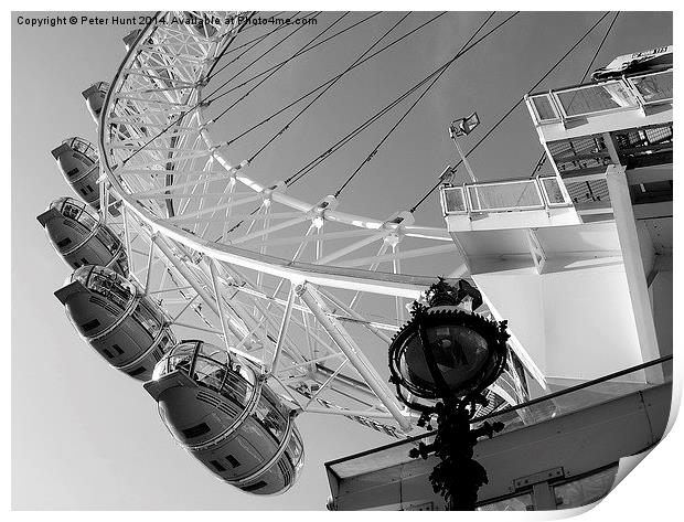 The London Eye Print by Peter F Hunt