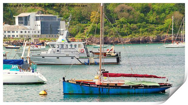 Two Fisheries Patrol Boats Print by Peter F Hunt