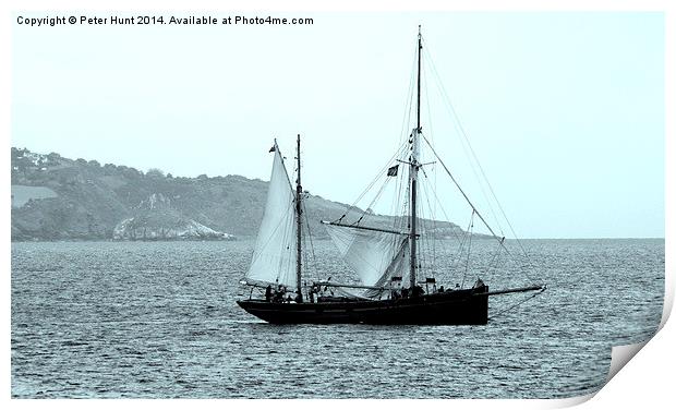 Timeless Leader Of Brixham Print by Peter F Hunt