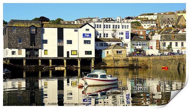 Falmouth Reflections Print by Peter F Hunt