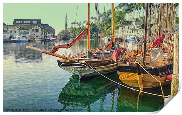 The Looe River Print by Peter F Hunt