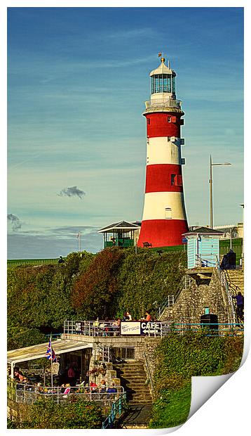 Smeaton's Tower Plymouth Print by Peter F Hunt