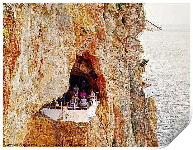 Menorca Amazing Caves Print by Peter F Hunt