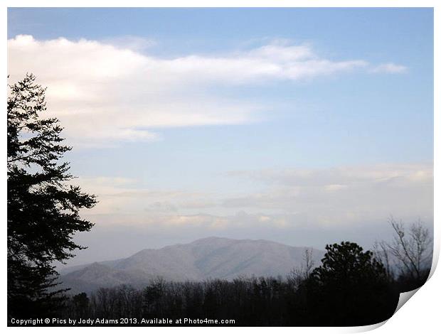 A Mountain in Tennesse Print by Pics by Jody Adams