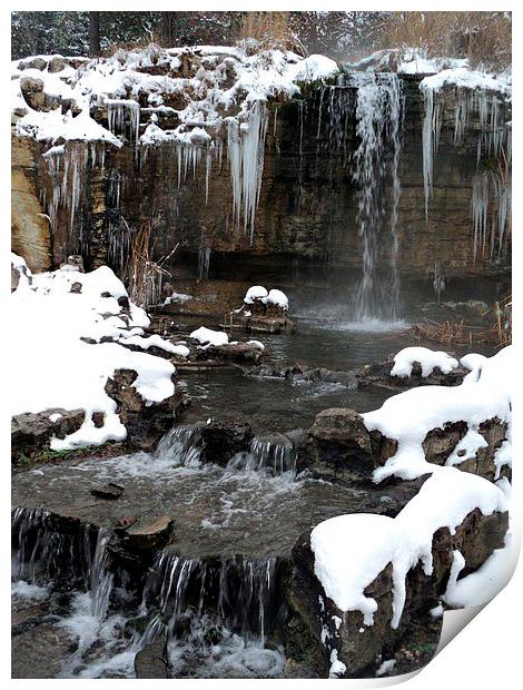 Icicles Print by Pics by Jody Adams