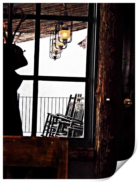 Looking Out the Window Print by Pics by Jody Adams