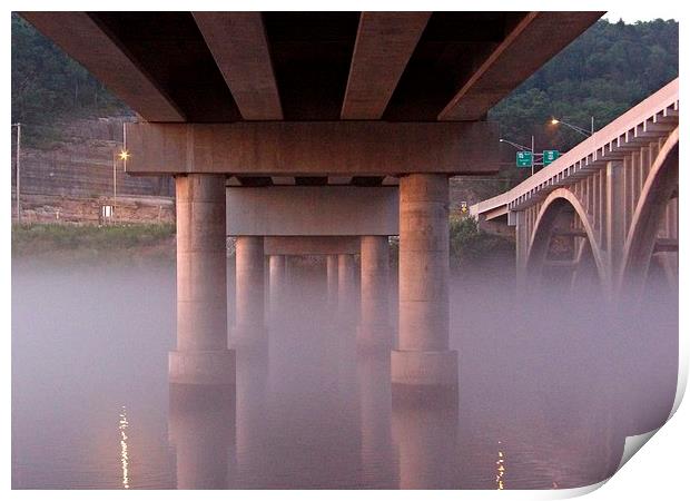 Under the Bridges Print by Pics by Jody Adams