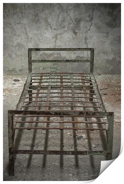 Prison Bed Print by Jessica Berlin