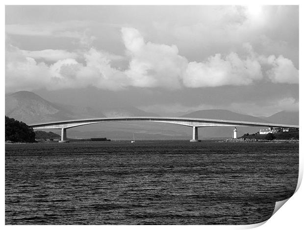 Bridge to Sky Print by Susan Mundell