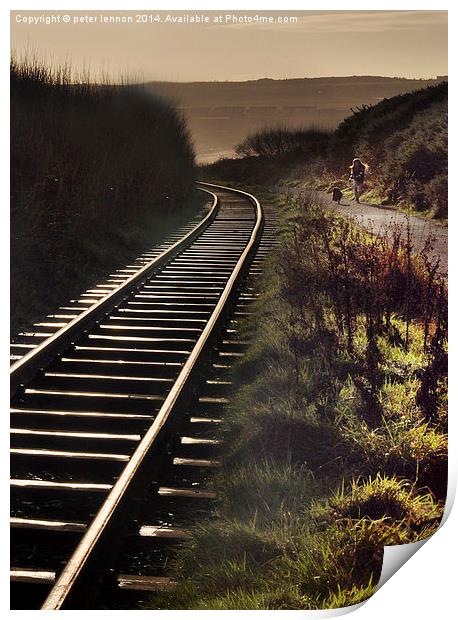 Down The Line Print by Peter Lennon