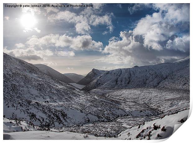  Magnificent Mournes Print by Peter Lennon
