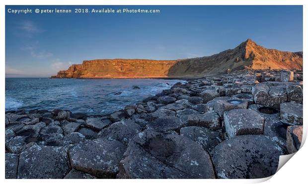 Causeway Panorama Print by Peter Lennon