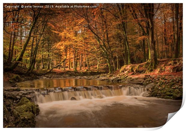 The Stepping Stones Print by Peter Lennon