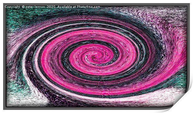 A Galaxy Away Print by Peter Lennon