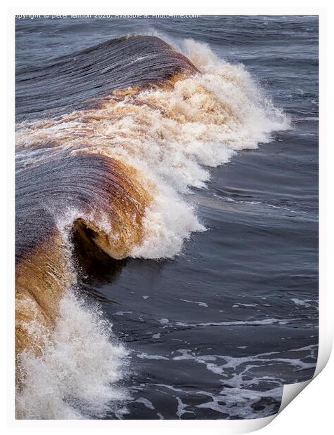 The Arch Wave Print by Peter Lennon