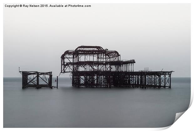  Brighton West Pier No.3 Print by Ray Nelson