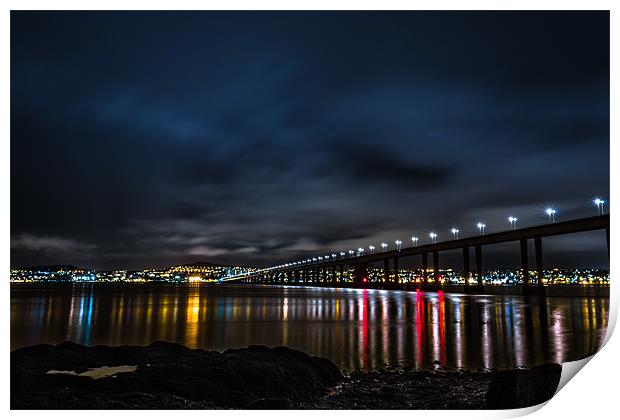 Tay Bridge, Dundee Print by Brian Wilson