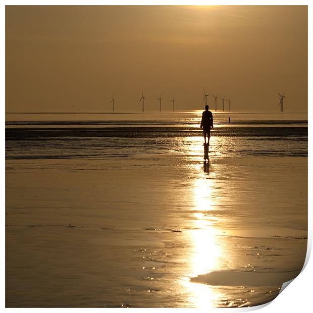 Crosby Golden Sunset Print by Andy McGarry