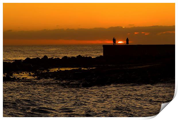 Sunset on Gran Canaria Print by Andy McGarry