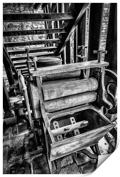  Vintage Washing Machine and Mangle Print by Andy McGarry