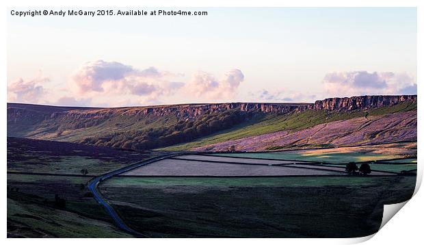  Stanage Edge Print by Andy McGarry