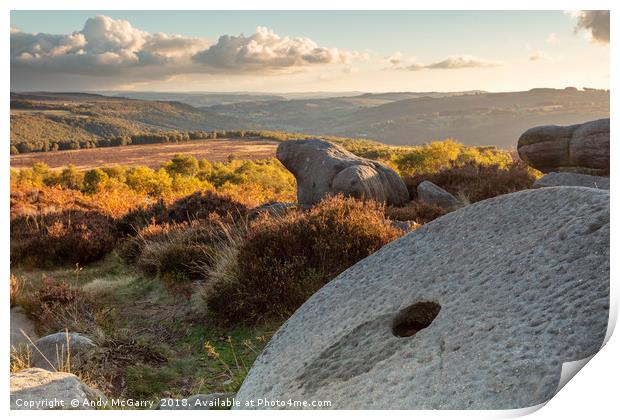 Autumn Millstone Print by Andy McGarry