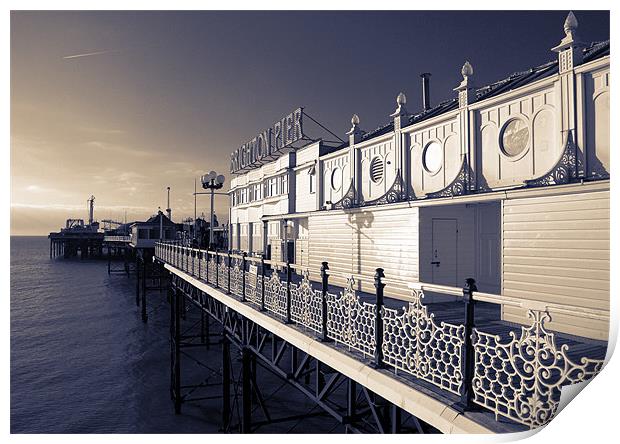 Brighton Pier Print by Malcolm McHugh