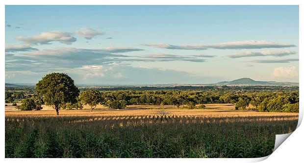 A Shropshire Evening Print by Malcolm McHugh