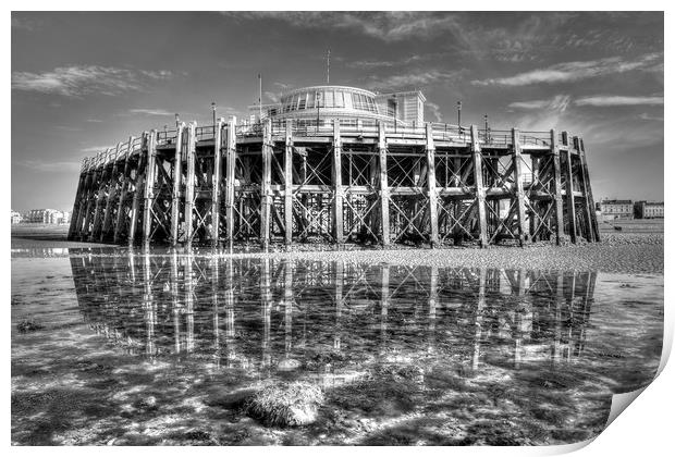 Worthing Pier End Print by Malcolm McHugh