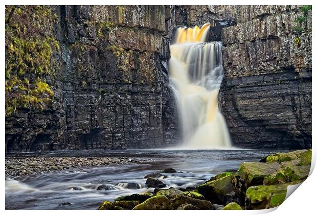 High Force Waterfall North Pennines Print by Martyn Arnold