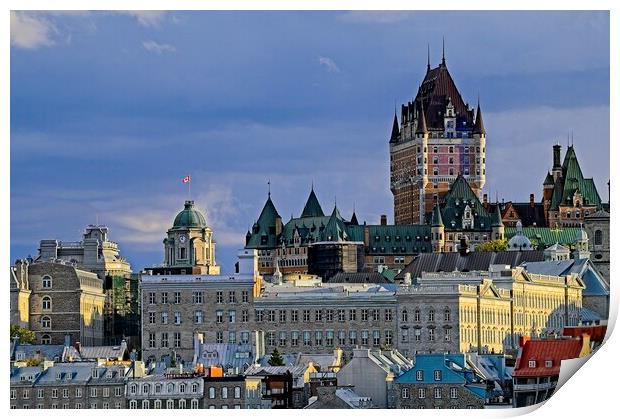Quebec Evening Cityscape  Print by Martyn Arnold