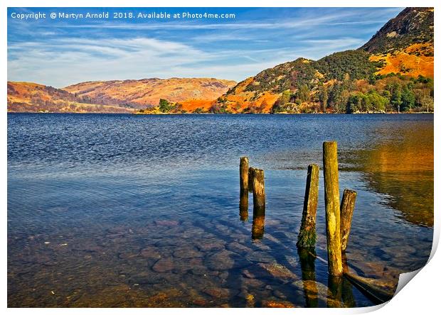 Ullswater, Lake District Print by Martyn Arnold