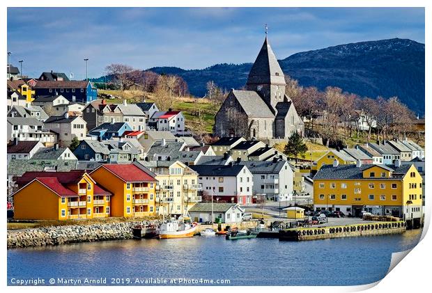 Nordlandet Church,  Kristiansand , Norway Print by Martyn Arnold