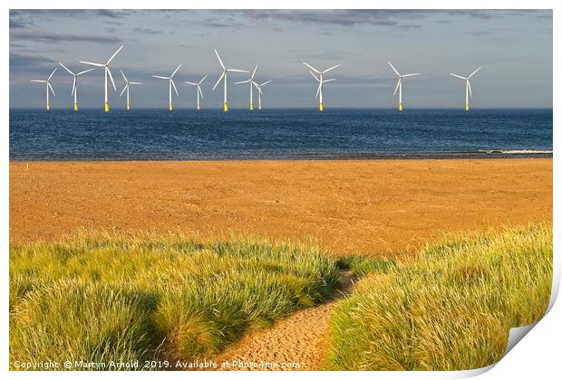 Offshore Wind on Teesside  Print by Martyn Arnold