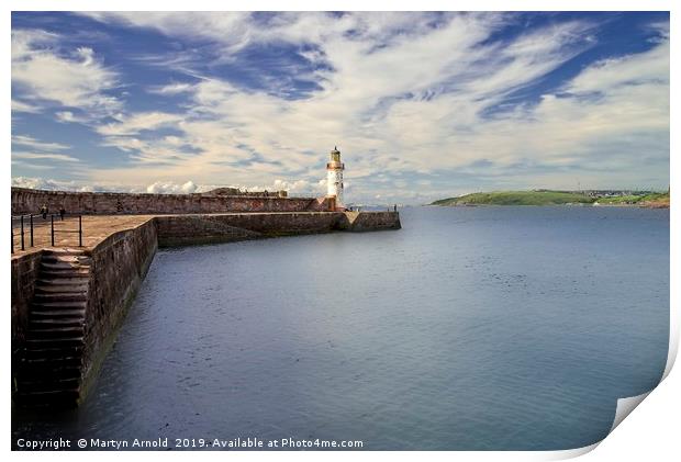 Whitehaven Harbour Cumbria Print by Martyn Arnold