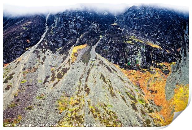 Wasdale Screes Abstract Print by Martyn Arnold