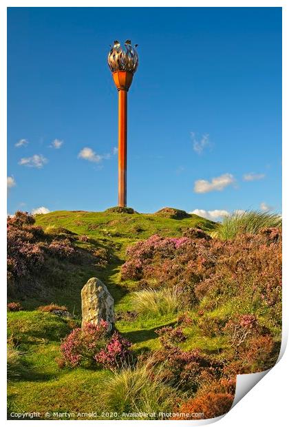 Danby Beacon, Near Whitby, North Yorkshire Print by Martyn Arnold