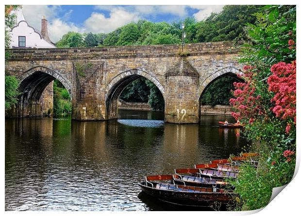 Elvet Bridge, Durham CIty Print by Martyn Arnold