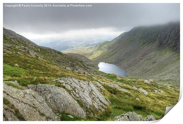  Goat's Water Tarn, Coniston Old Man Print by Paula Connelly