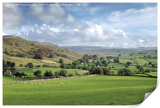  Yorkshire Dales Landscape Print by Paula Connelly