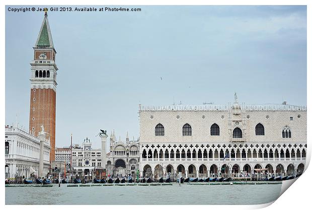 Venice First Impressions Print by Jean Gill