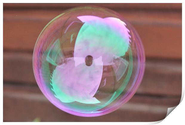 Bubble Magic Print by Mark Jeapes