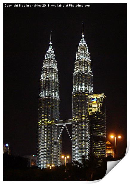 Petronas Towers Print by colin chalkley
