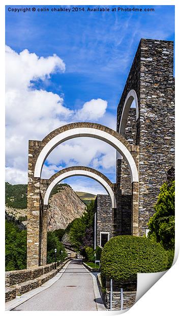  Arches Print by colin chalkley