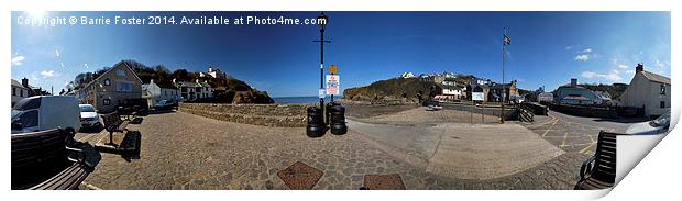  Little Haven, Pembrokeshire Print by Barrie Foster